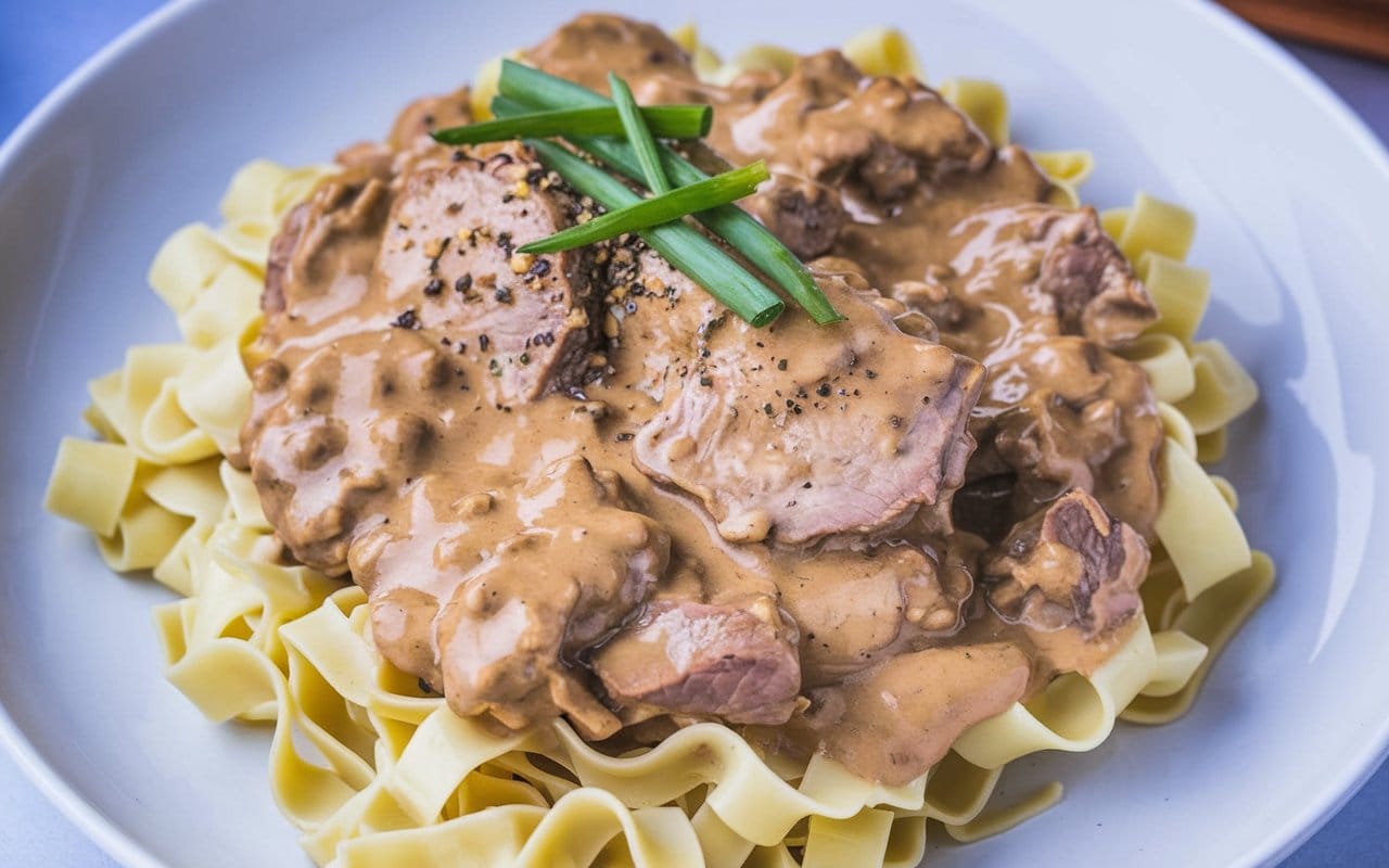 Homemade Best Beef Stroganoff Without Mushrooms