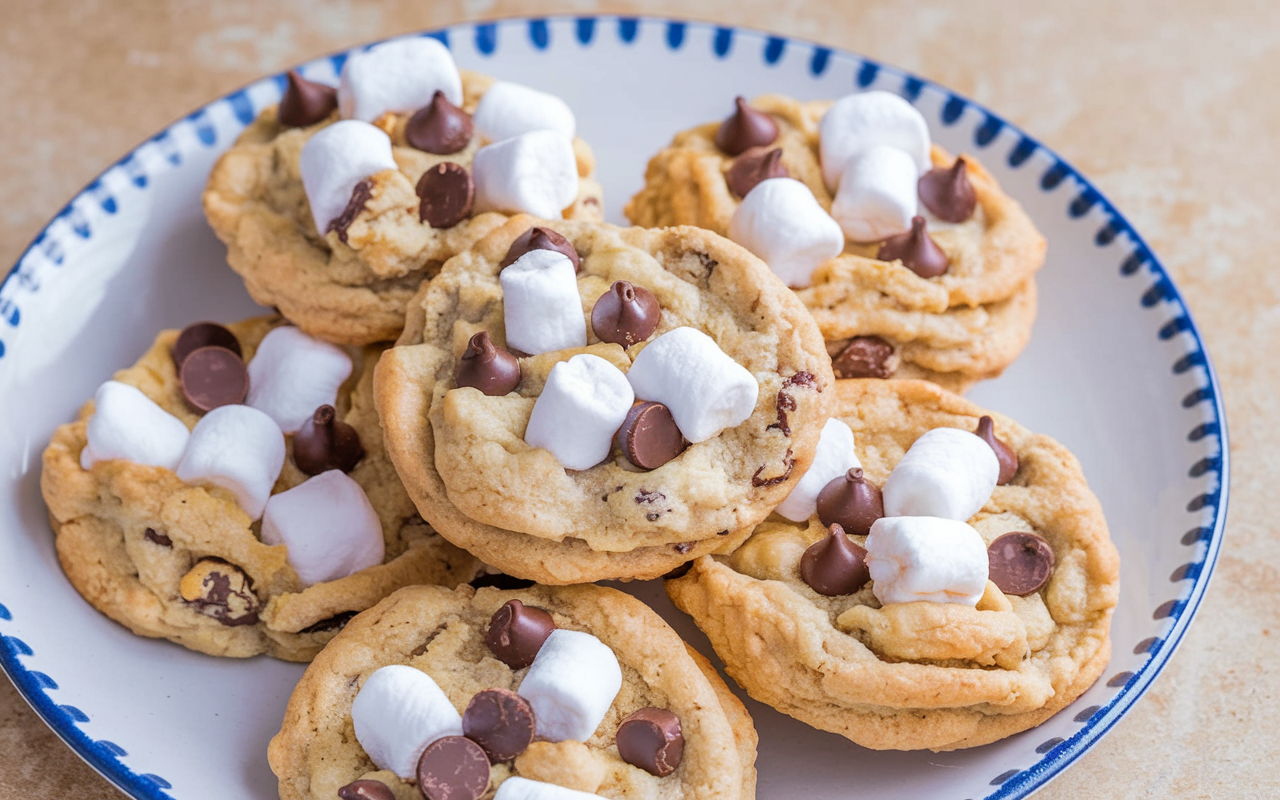 Chocolate Chip Marshmallow Cookies