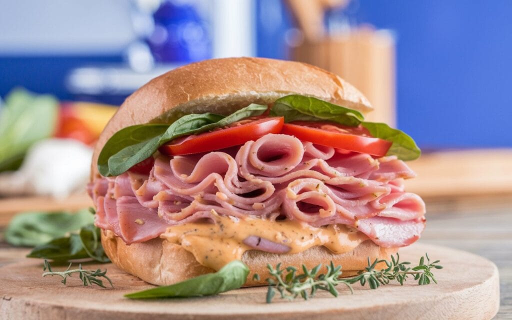 Pepperjack Honey Ham Sandwich