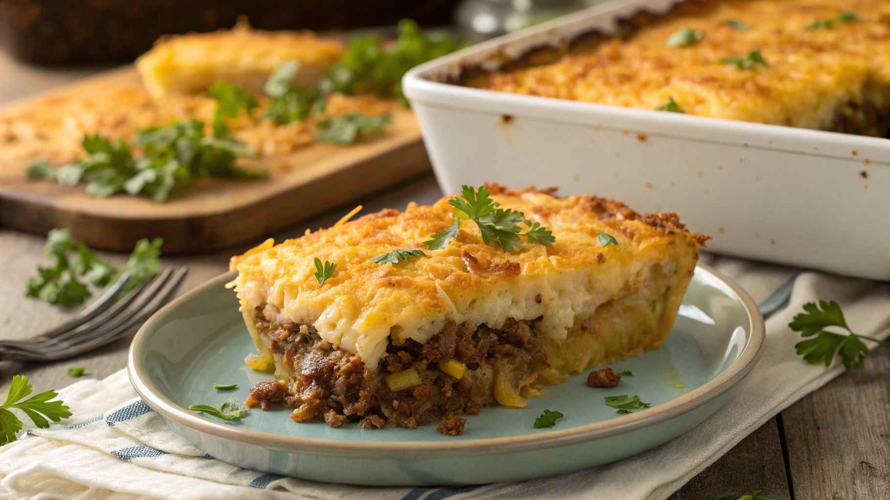 Ground Beef Hash Brown Casserole