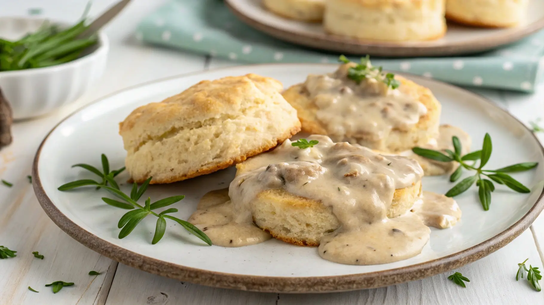 Vegan Biscuits and Gravy